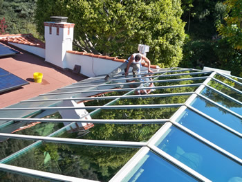 skylight washing